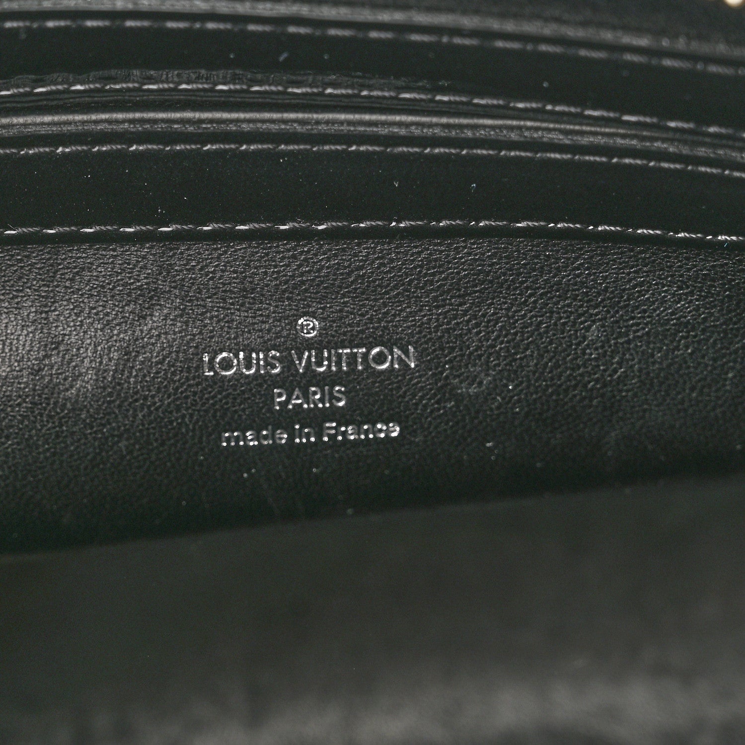 Louis Vuitton Patent Lambskin Fascination Lockit BB Black 5 of 8