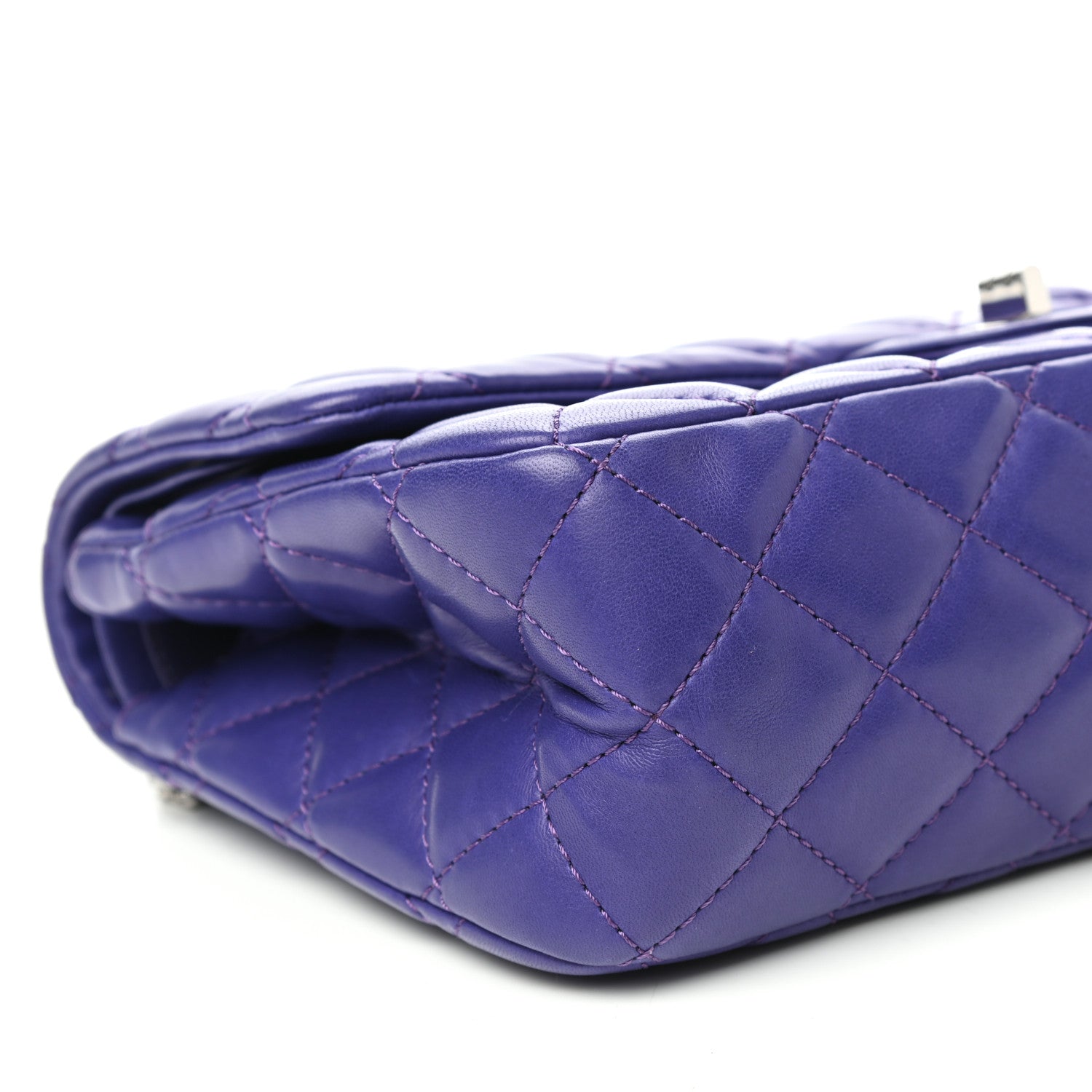 Chanel Lambskin Quilted 2.55 Reissue 226 Flap Purple 8 of 9