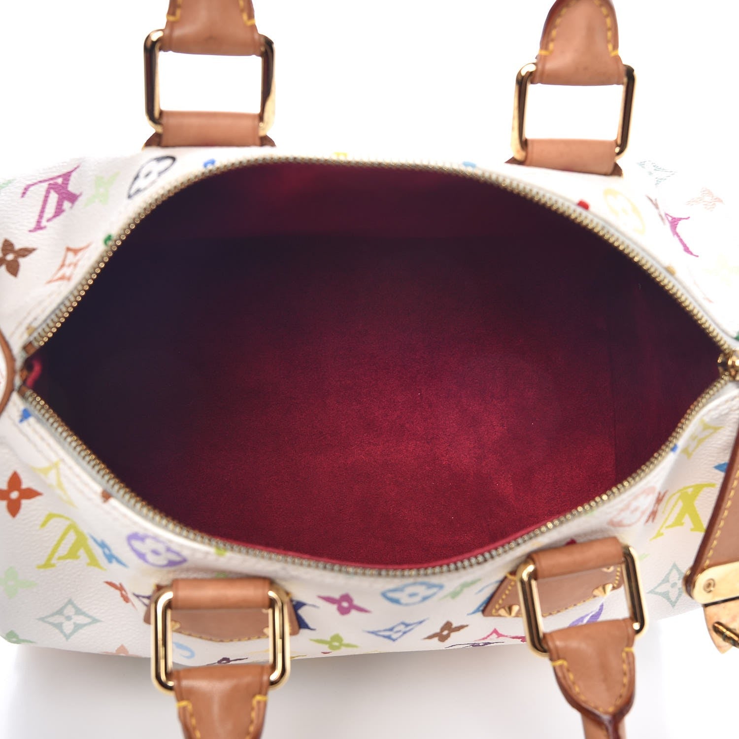 Louis Vuitton Monogram Multicolor Speedy 30 White 5 of 11