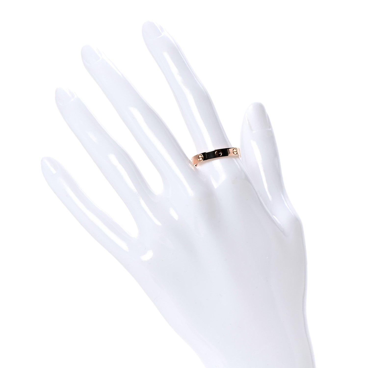 Cartier 18K Pink Gold 3.5mm LOVE Wedding Band Ring 60 9 2 of 5