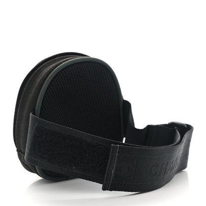 Chanel Canvas Nylon Sport Arm Pouch Black Green 4 of 9