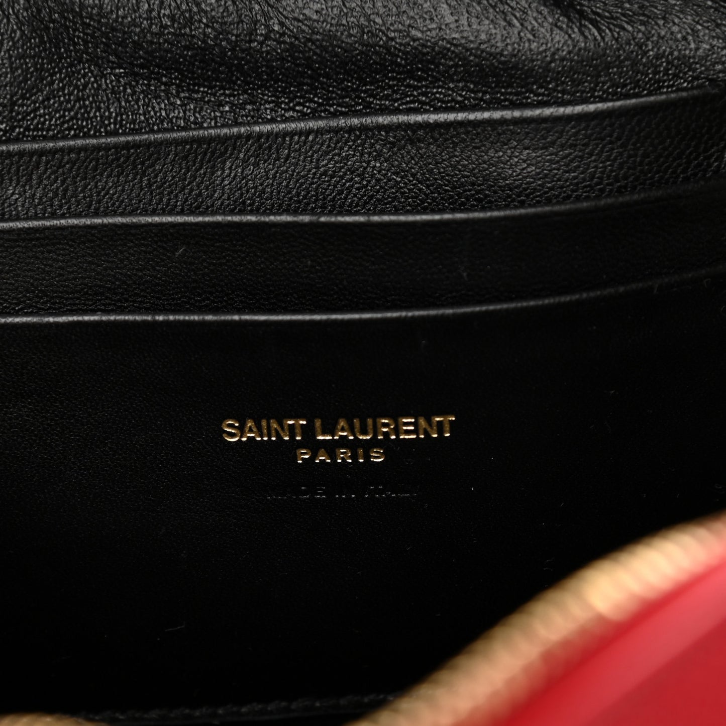 Grain De Poudre Matelasse Monogram Mini Lou Camera Bag Eros Red