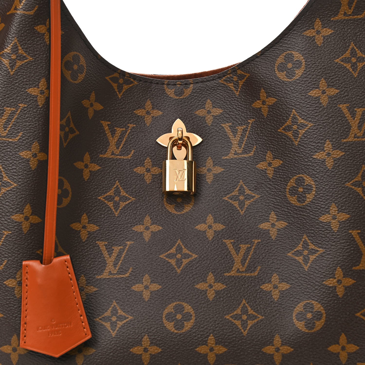 Louis Vuitton Monogram Flower Hobo Caramel 7 of 9
