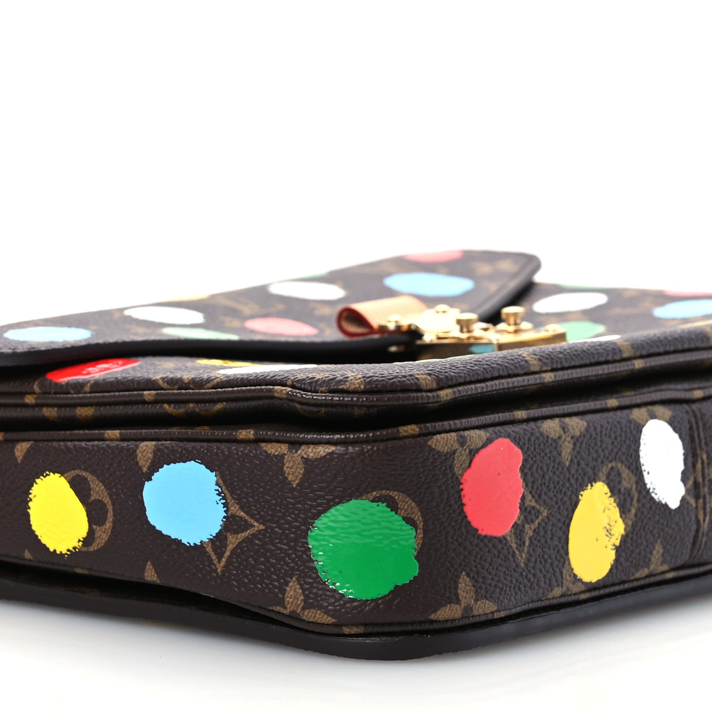 LV x YK Monogram Painted Dots Pochette Metis
