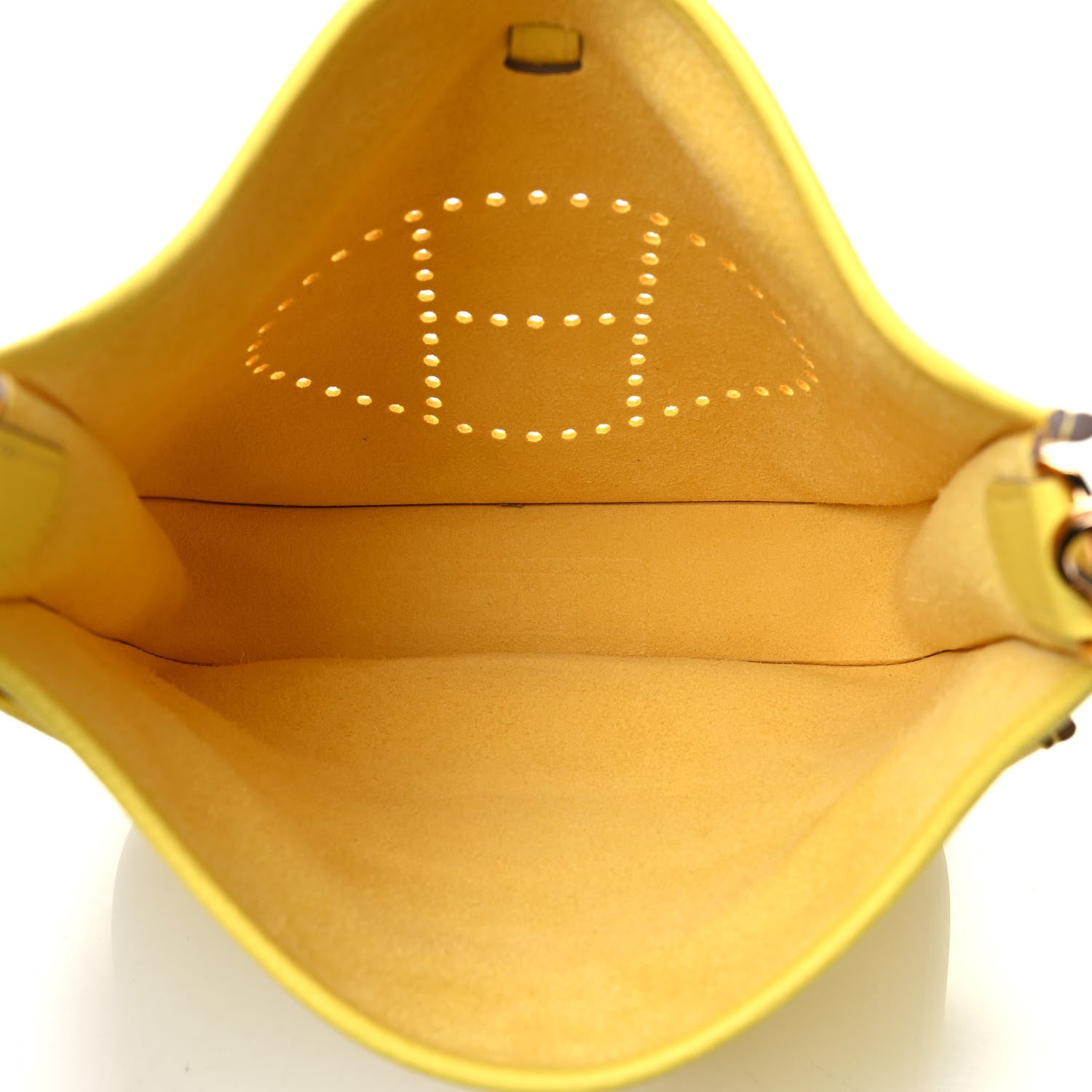 Hermes Taurillon Clemence Evelyne III PM Lime 4 of 4