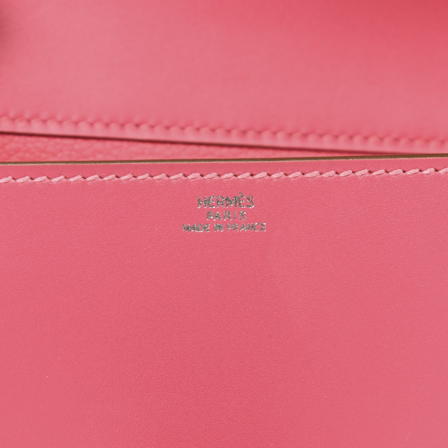 Hermes Tadelakt Medor 23 Clutch Rose Lipstick 6 of 6