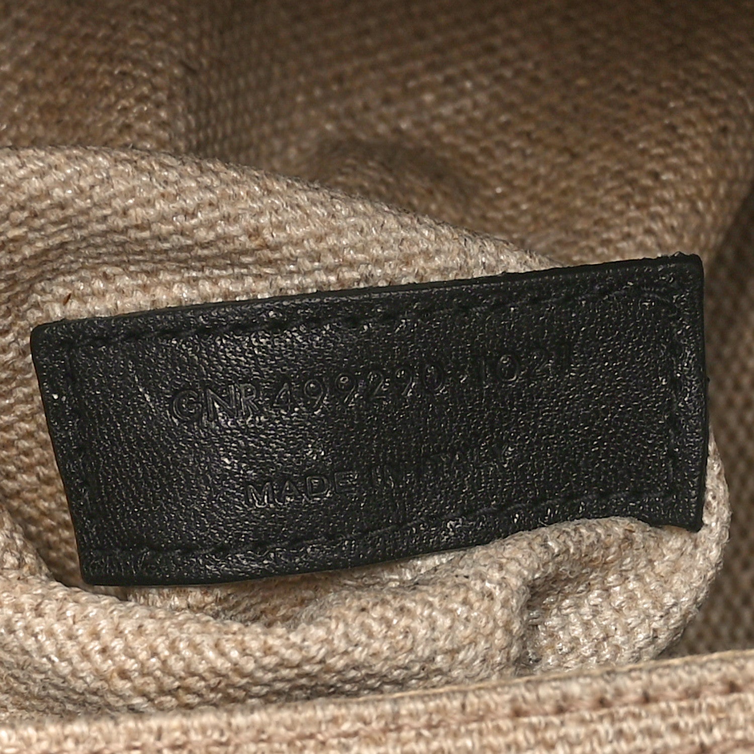 Saint Laurent Linen Calfskin Rive Gauche Tote Greggio Natural 7 of 10