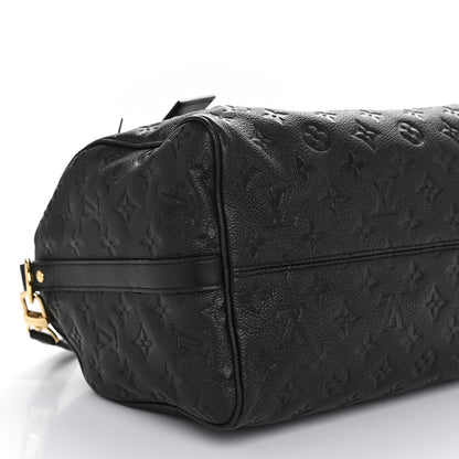 Louis Vuitton Empreinte Monogram Speedy Soft 30 Black 8 of 9
