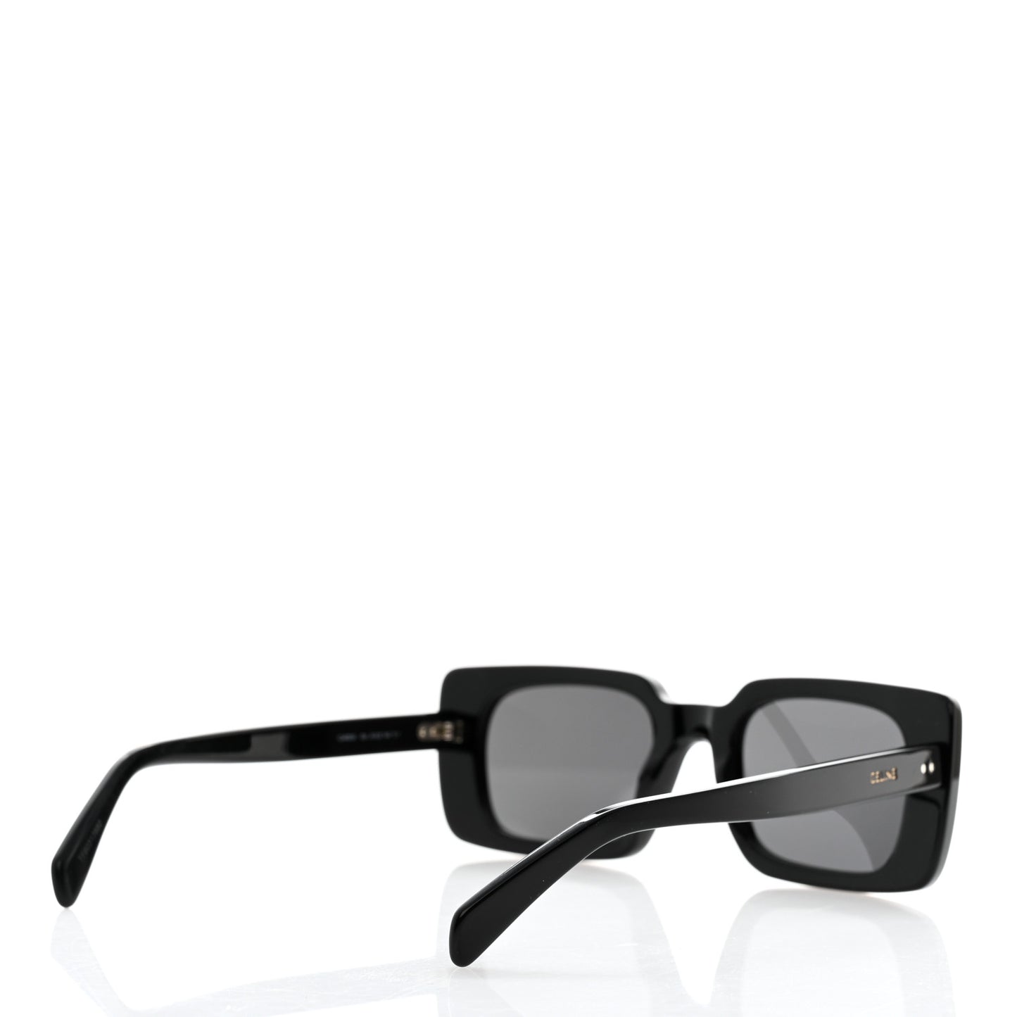 Acetate Rectangular Sunglasses CL402131 Black