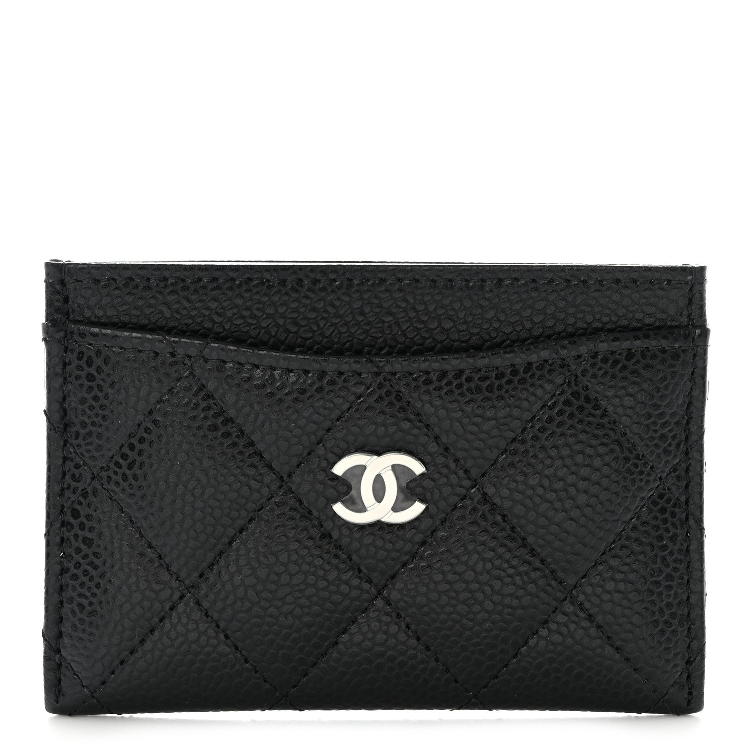 Chanel Caviar Quilted Card Holder Black 1 of 8