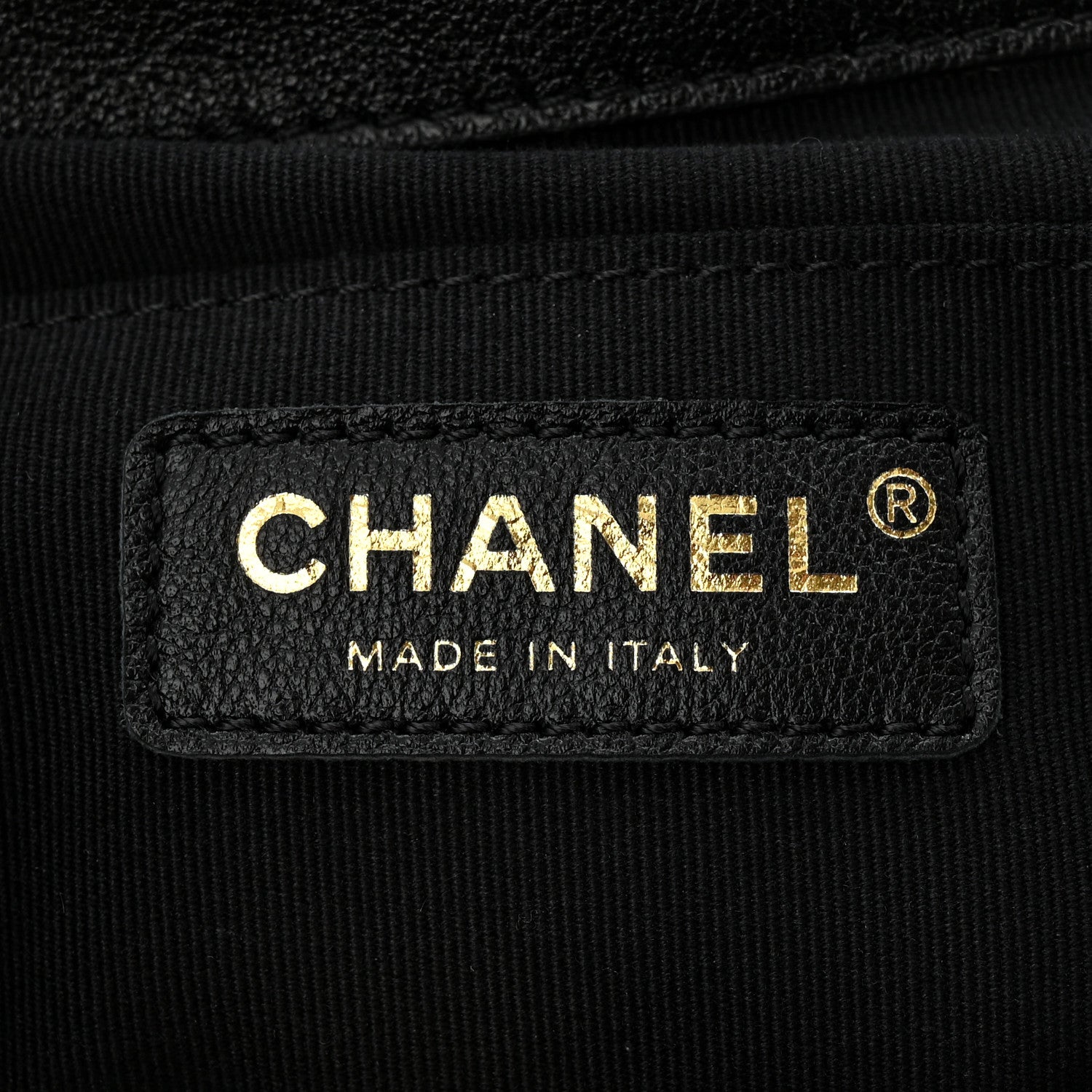 Chanel Shiny Caviar Quilted Medium Duma Pockets Drawstring Backpack Black 6 of 10