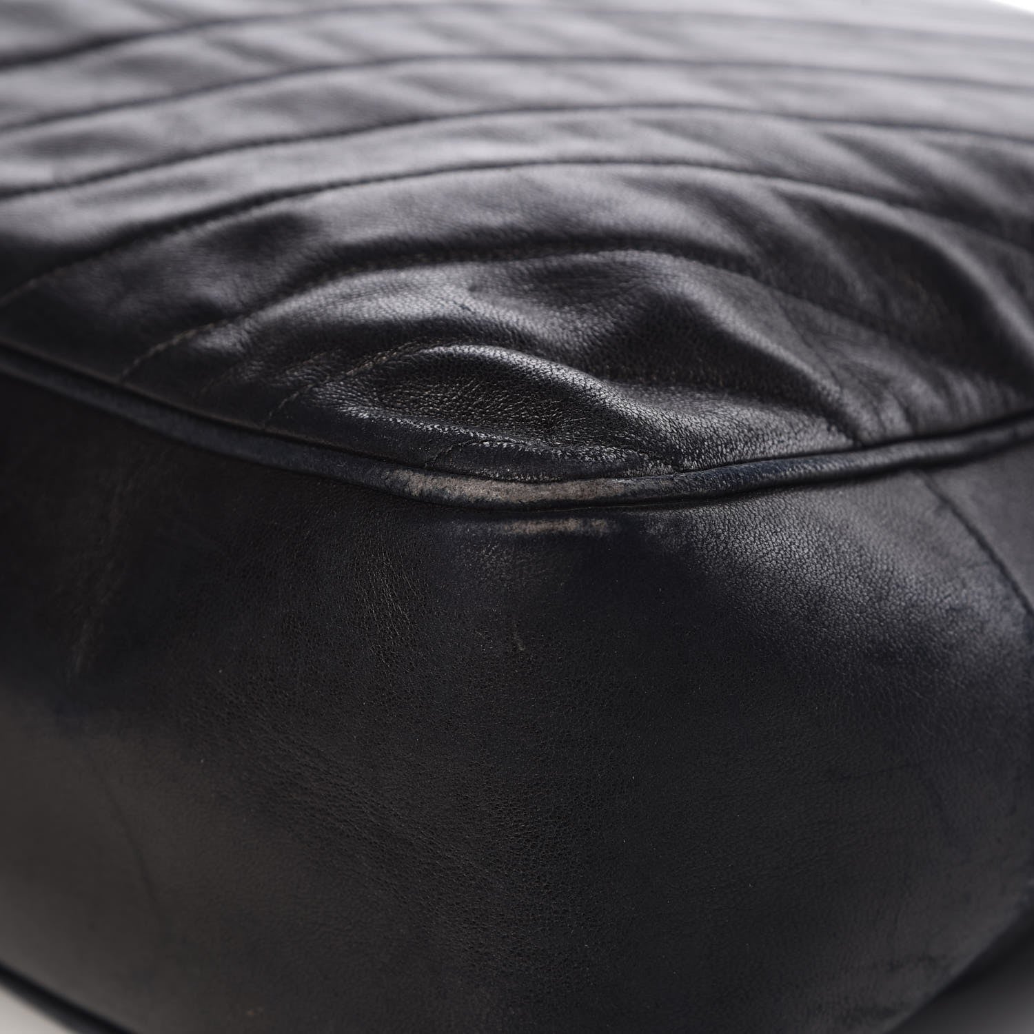 Chanel Lambskin Chevron Quilted Tote Black 13 of 16