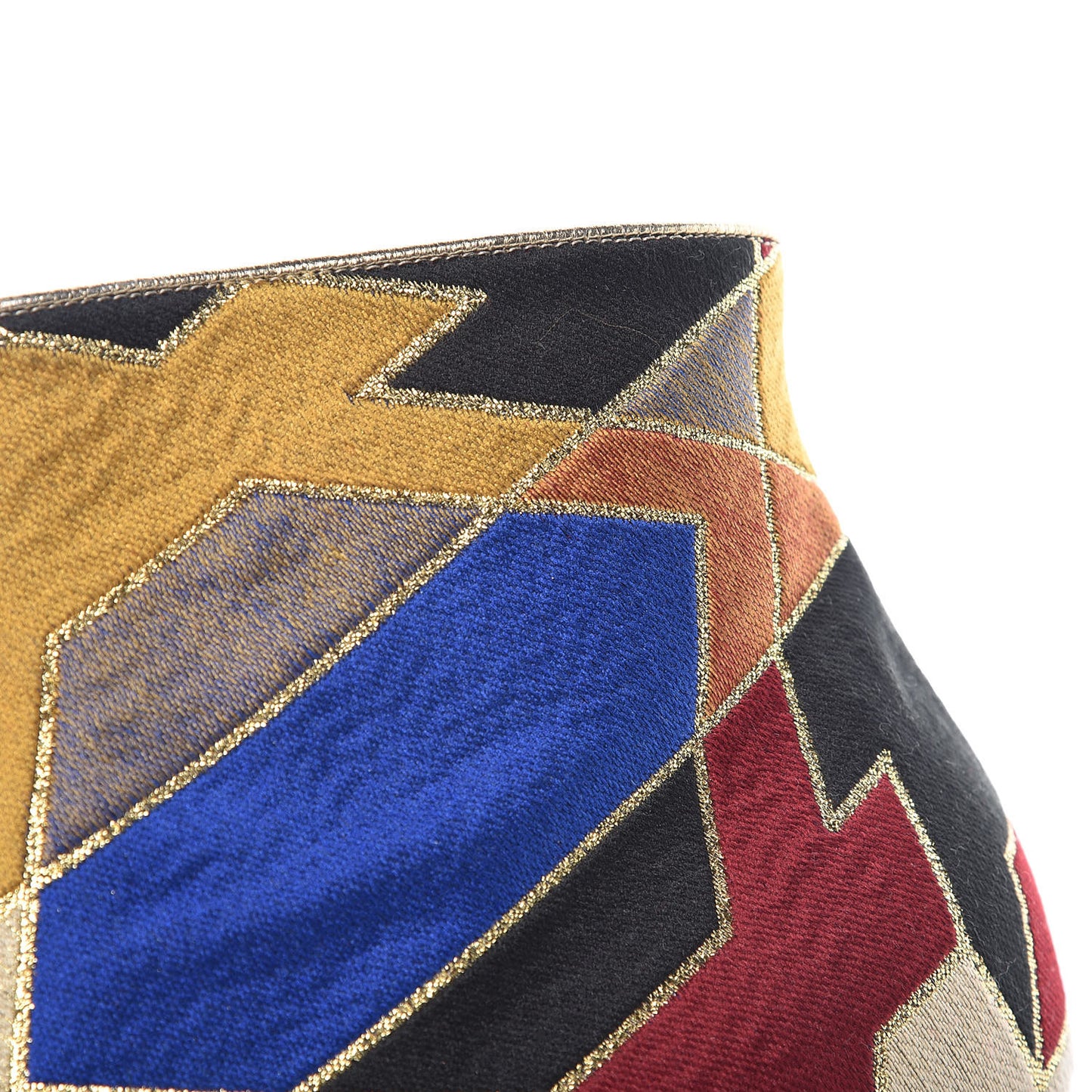 Nappa Silk Tissu Geometrique Hilconico 85 Booties 39.5 Multicolor