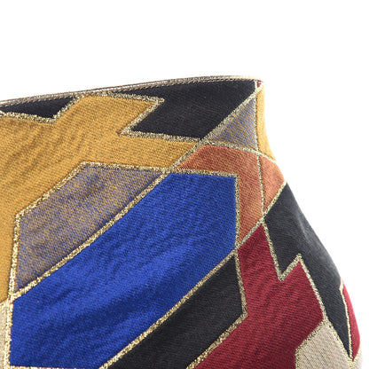 Christian Louboutin Nappa Silk Tissu Geometrique Hilconico 85 Booties 39.5 Multicolor 9 of 13