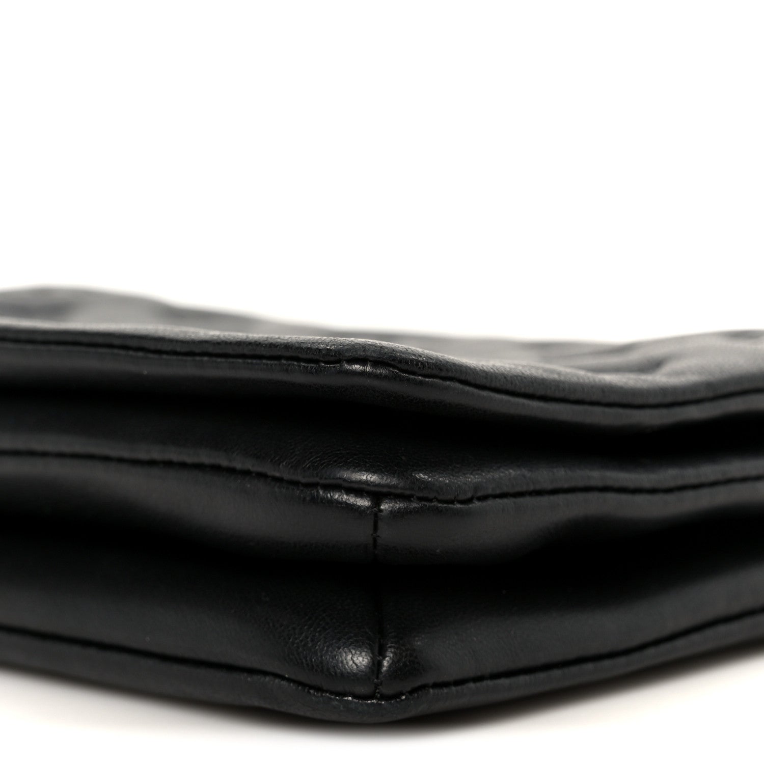 Louis Vuitton Lambskin Embossed Monogram Pochette Coussin Black 11 of 11