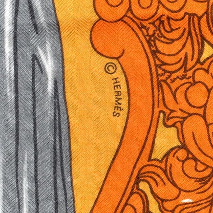 Hermes Cashmere Silk Cavalleria D'Etriers Shawl 140 4 of 6