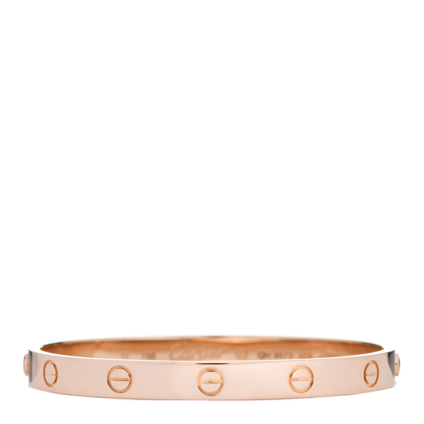 18K Pink Gold LOVE Bracelet 17