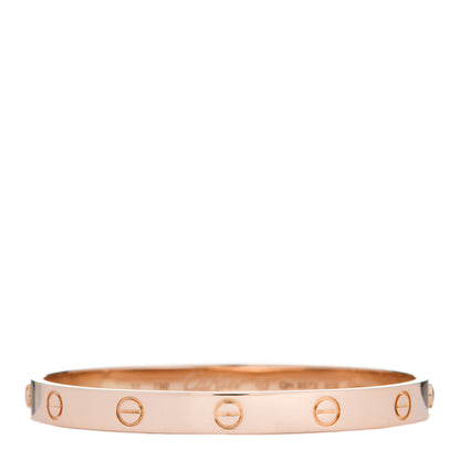 Cartier 18K Pink Gold LOVE Bracelet 17 1 of 5