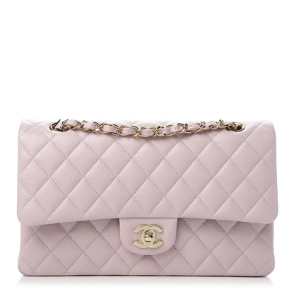 Chanel Caviar Quilted Medium Double Flap Light Pink 1 of 11