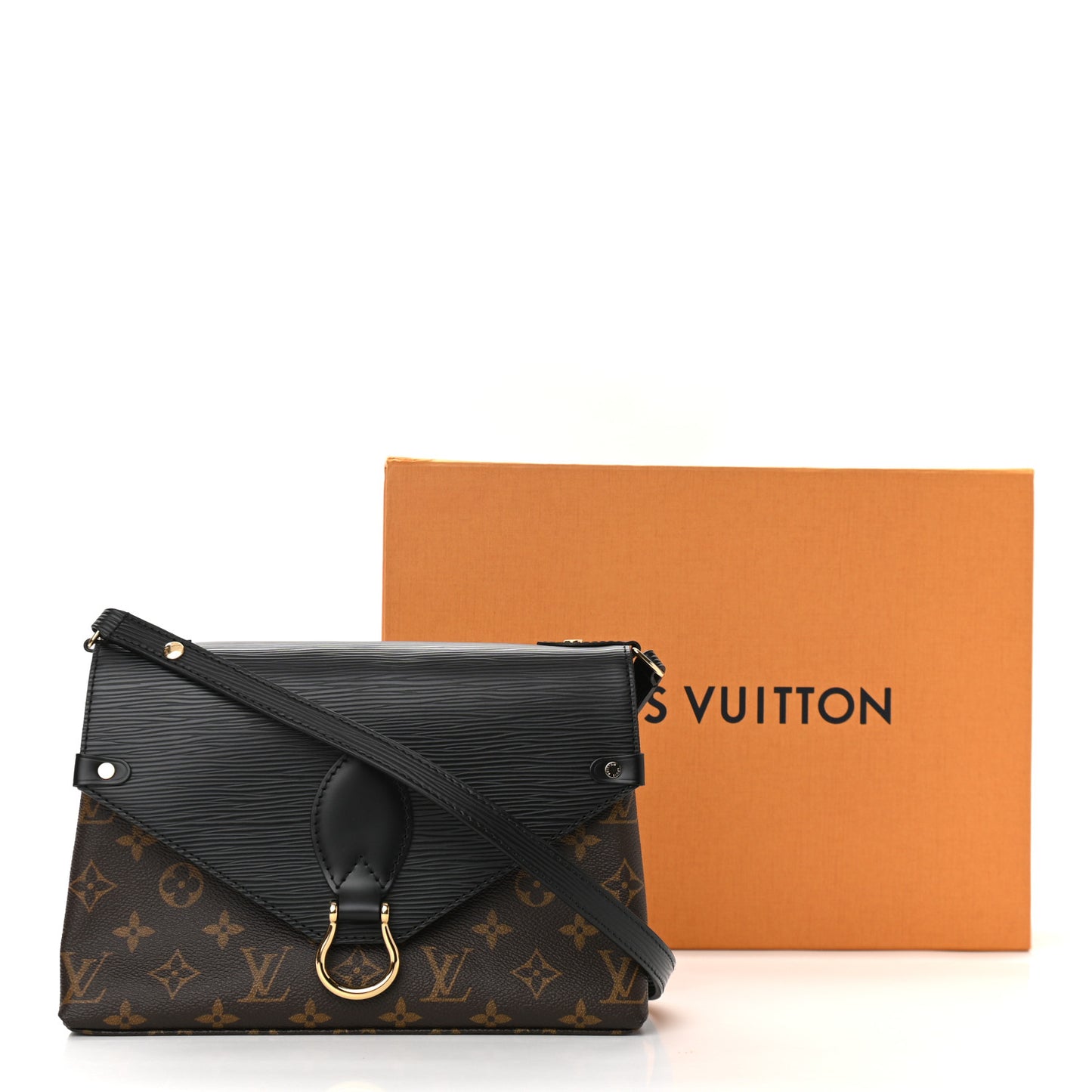 Epi Monogram Saint Michel Black