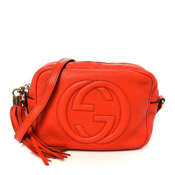 ディスコバッグ Gucci Pebbled Calfskin Small Soho Disco Bag Black 1859594