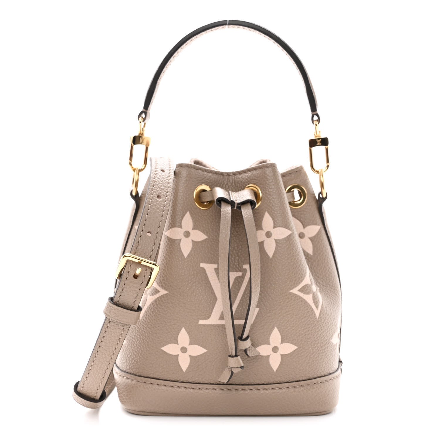 Louis Vuitton Empreinte Monogram Giant Nano Noe Tourterelle Creme 1 of 7