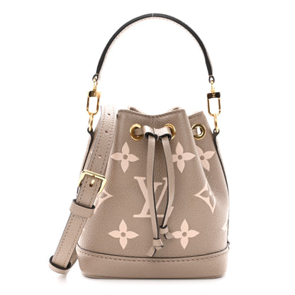 Louis Vuitton Empreinte Monogram Giant Nano Noe Tourterelle Creme 1 of 7