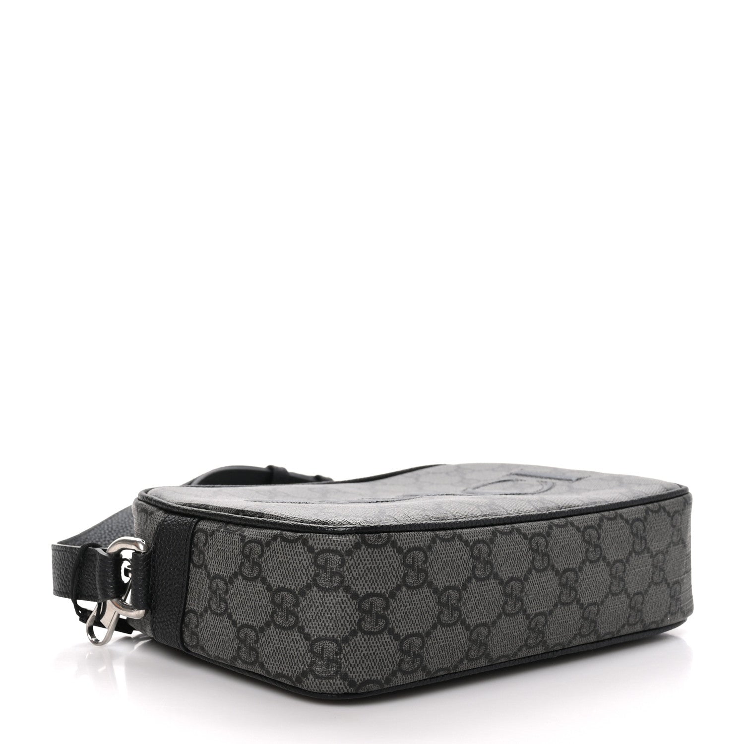 Gucci GG Supreme Monogram Mini Shoulder Bag Grey Black 4 of 11