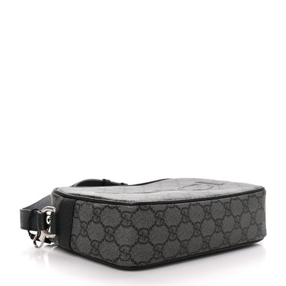 Gucci GG Supreme Monogram Mini Shoulder Bag Grey Black 4 of 11