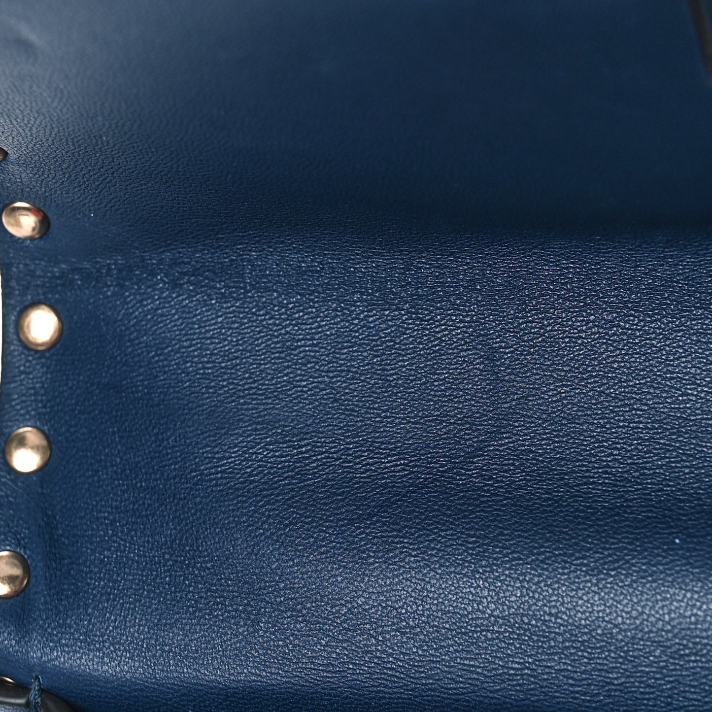 Nappa VLTN Print Medium Rockstud Spike Shoulder Bag Pure Blue White