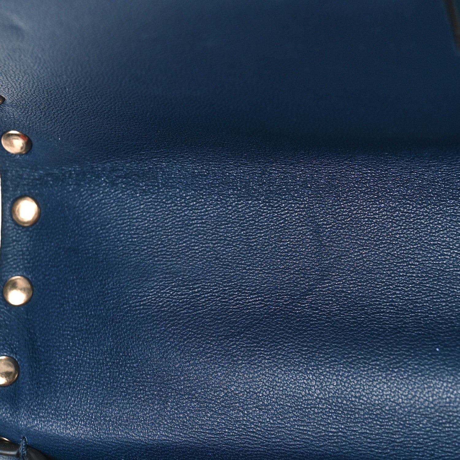 Valentino Garavani Nappa VLTN Print Medium Rockstud Spike Shoulder Bag Pure Blue White 10 of 11