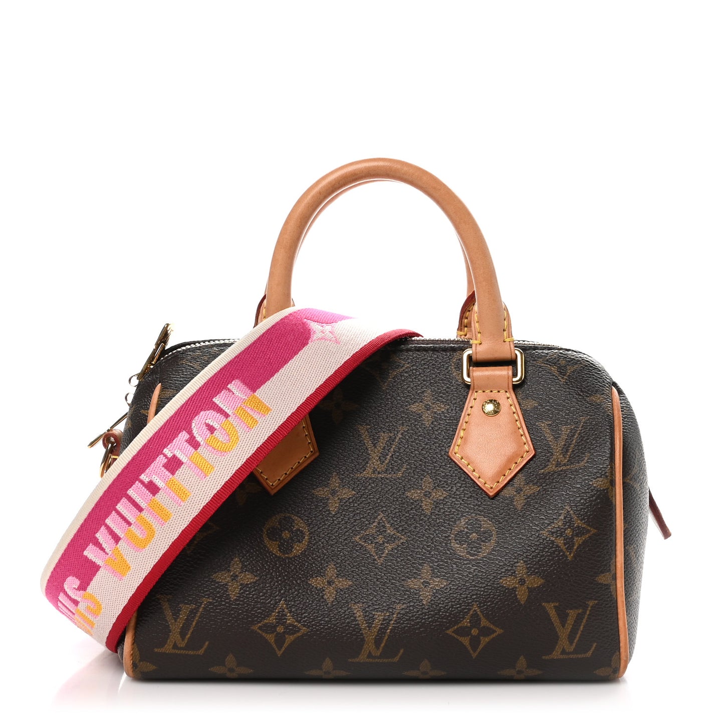 Monogram Speedy Bandouliere 20 Fuchsia