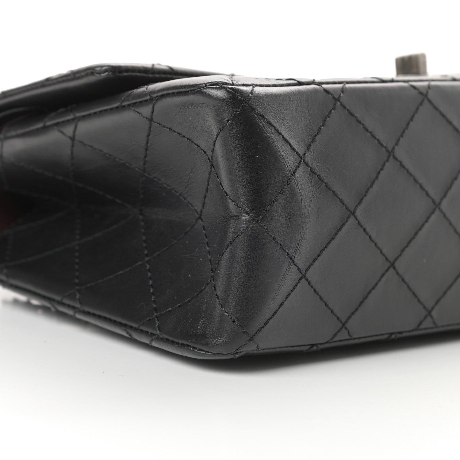 Chanel Aged Calfskin Quilted 2.55 Reissue 226 Flap Black 9 of 13