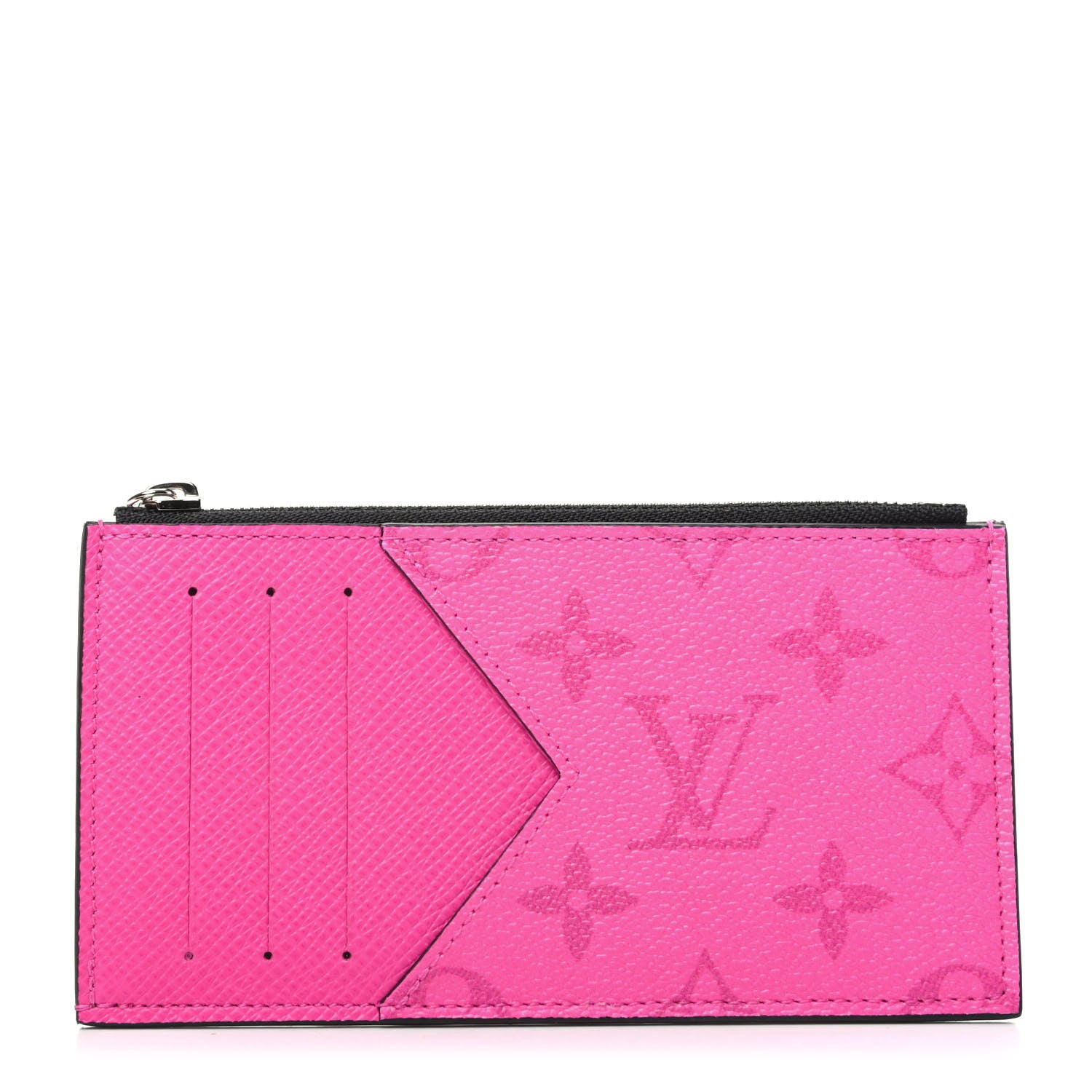 Louis Vuitton Taigarama Coin Card Holder Fuchsia 1 of 7
