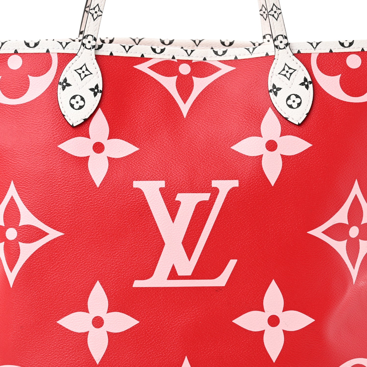 Louis Vuitton Monogram Giant Neverfull MM Rouge 9 of 12