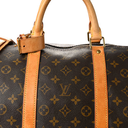 Louis Vuitton Monogram Keepall Bandouliere 55 8 of 10