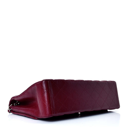 Chanel Caviar Quilted Maxi Single Flap Red 3 of 4
