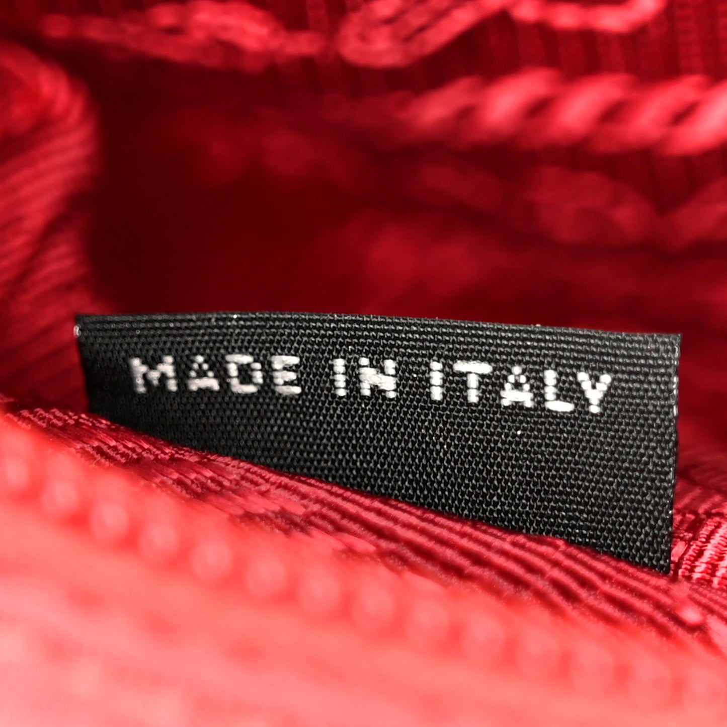Tessuto Nylon Mini Re-Edition 2000 Bag Rosso