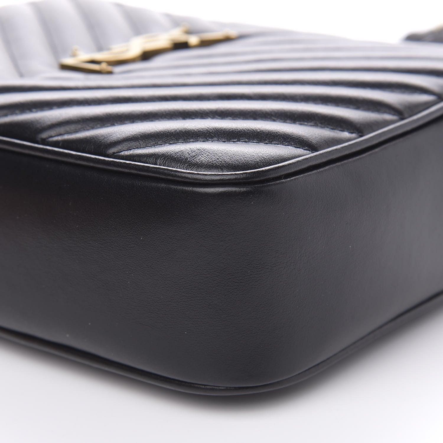 Saint Laurent Calfskin Matelasse Monogram Lou Camera Bag Black 10 of 10