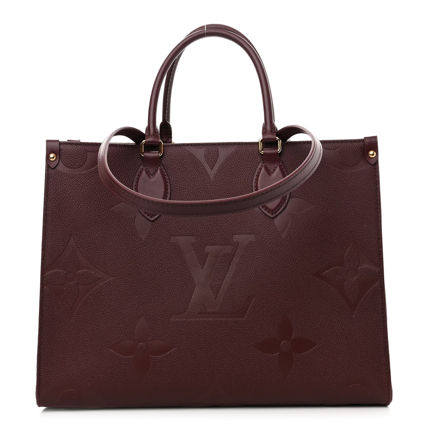 Louis Vuitton Empreinte Monogram Giant Onthego MM Wine 1 of 9