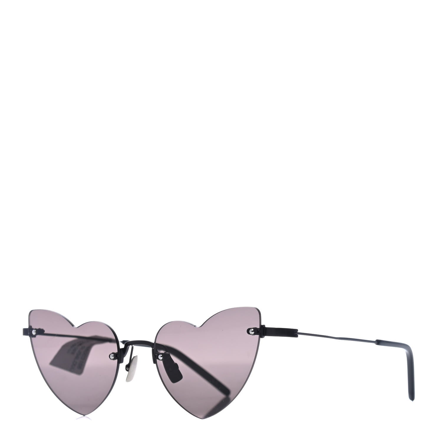 Saint Laurent Heart Loulou SL254 Sunglasses Black 1 of 4