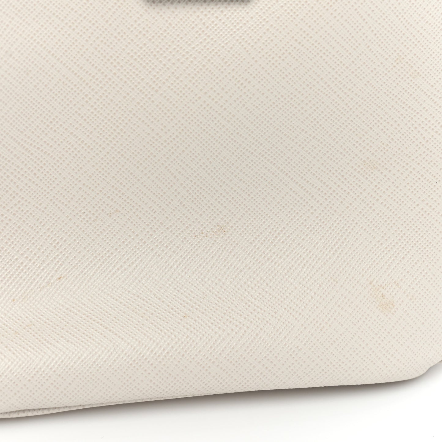 Saffiano Small Galleria Double Zip Tote Talco