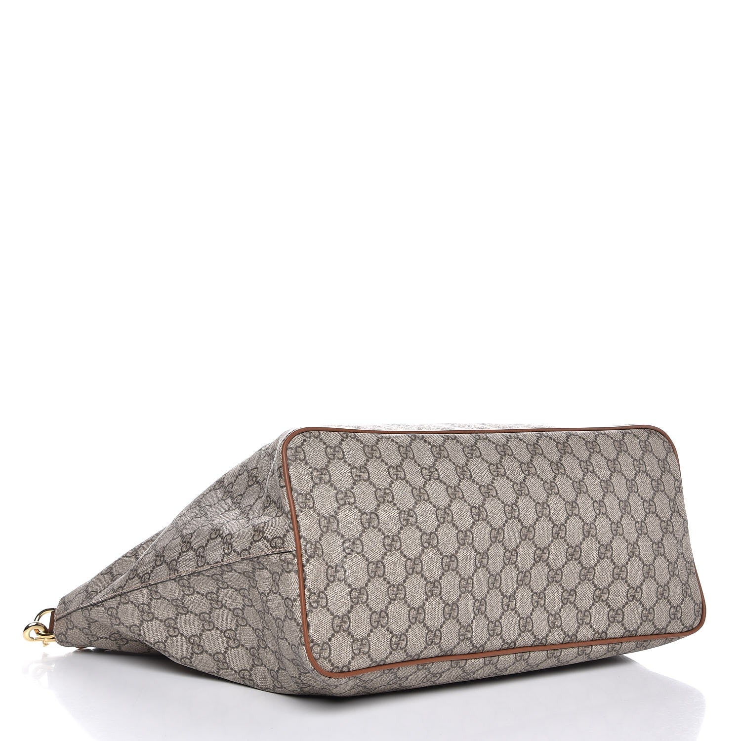Gucci Soft GG Supreme Monogram Medium Crossbody Tote Beige Cuir 4 of 7