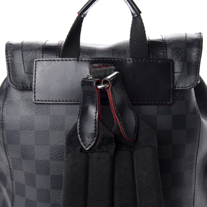 Louis Vuitton Damier Graphite Christopher PM Red 7 of 11