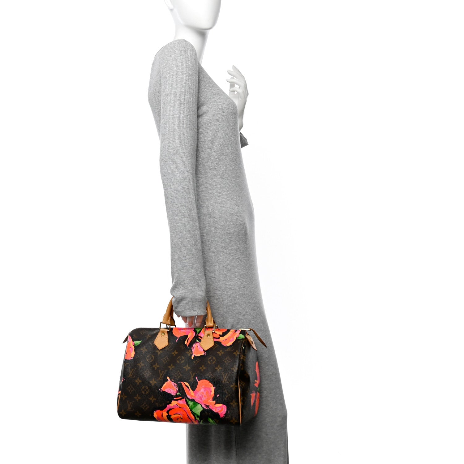 Louis Vuitton Monogram Roses Speedy 30 2 of 12