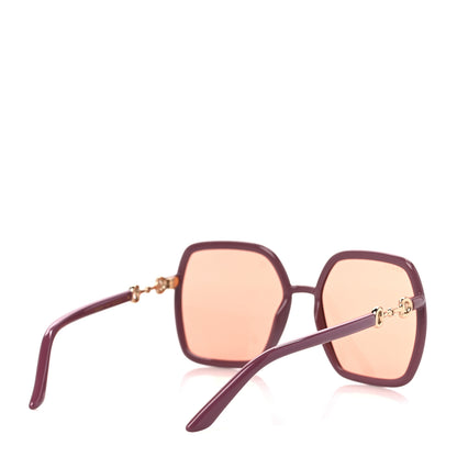 Gucci Horsebit Square Frame Sunglasses GG0890S Pink 4 of 7