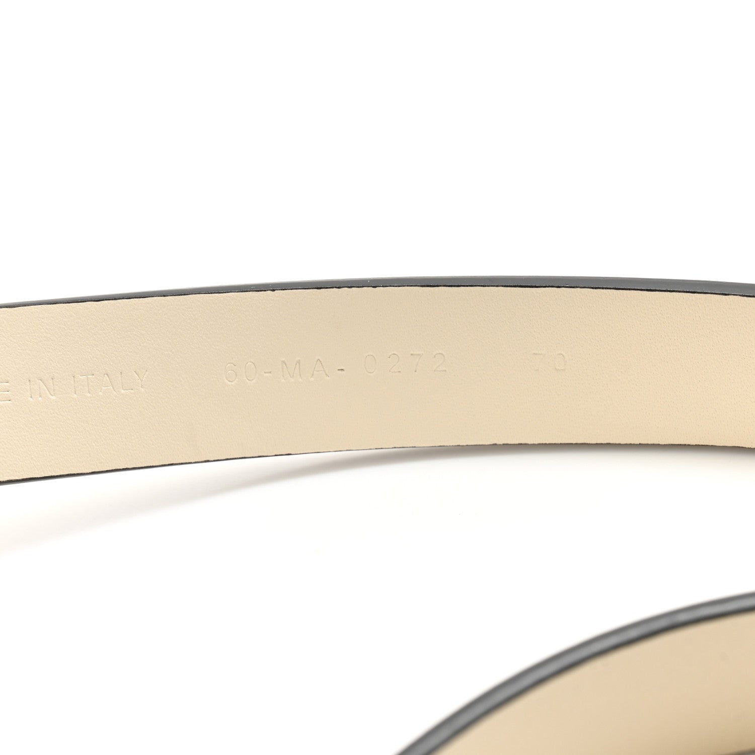 Christian Dior Calfskin Saddle Belt 70 28 White 7 of 11
