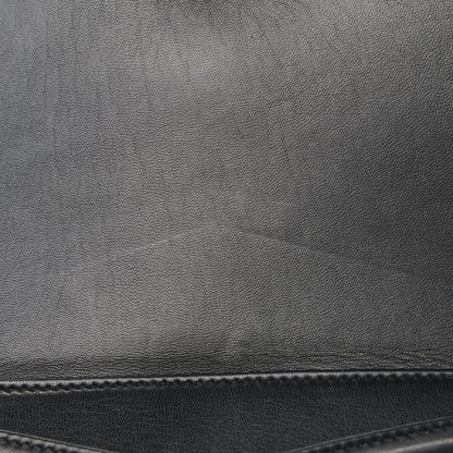 Saint Laurent Lambskin Matelasse Chevron Monogram Small Sulpice Bag Black 7 of 7