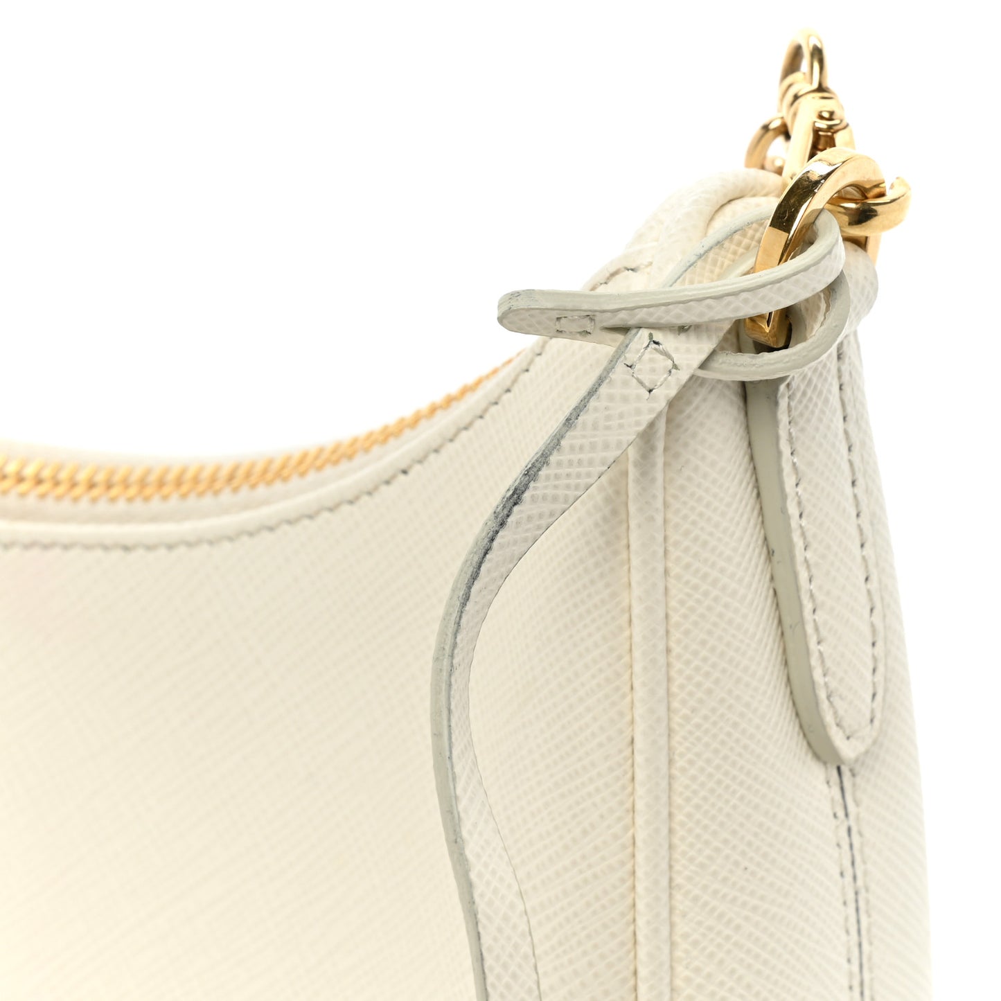 Saffiano Re-Edition 2005 Shoulder Bag White