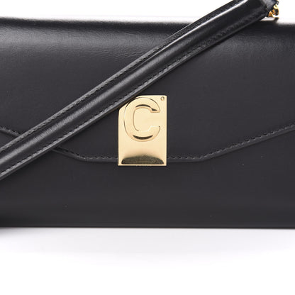 Celine Calfskin C Wallet On Chain Bag Black 10 of 10